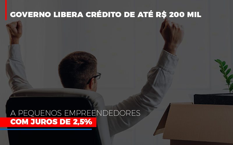 Governo Libera Crédito De Até R$ 200 Mil A Pequenos Empreendedores Com Juros De 2,5% - Contabilidade em Presidente Epitácio - SP | @ellenreginacontadora