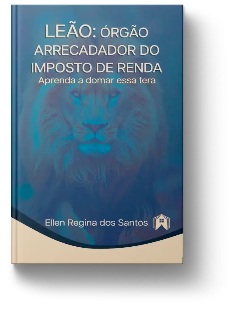 Mockup E Book Leão Órgão Arrecadador Do Imposto De Renda - Contabilidade em Presidente Epitácio - SP | @ellenreginacontadora