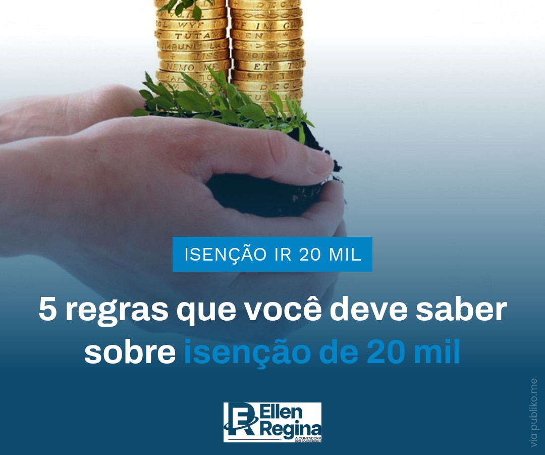 5 Regras Que Você Deve Saber Sobre Isenção De 20 Mil - Contabilidade em Presidente Epitácio - SP | @ellenreginacontadora
