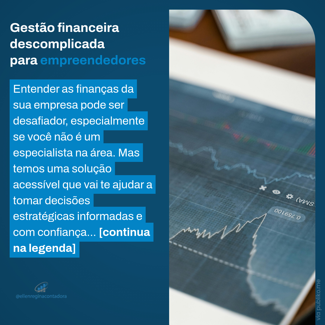 Gestão Financeira Descomplicada Para Empreendedores - Contabilidade em Presidente Epitácio - SP | @ellenreginacontadora