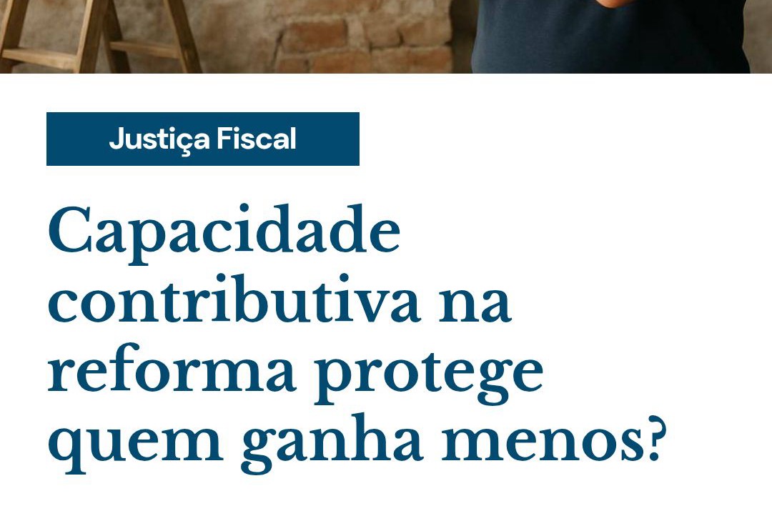 Capacidade Contributiva Na Reforma Protege Quem Paga Menos - Contabilidade em Presidente Epitácio - SP | @ellenreginacontadora