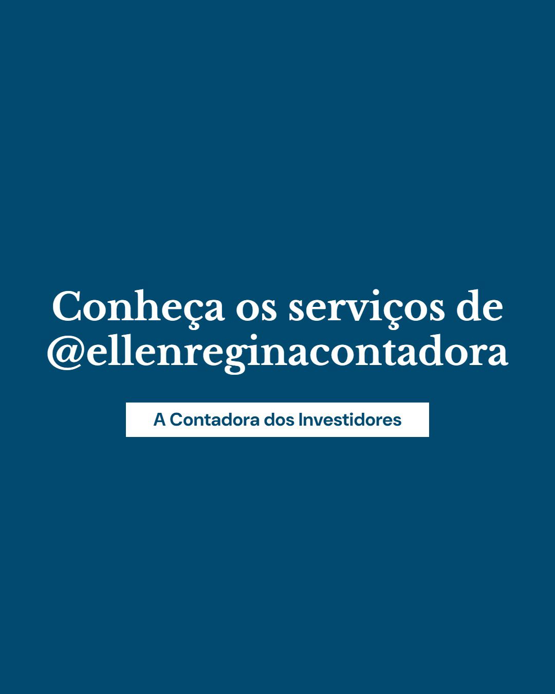 Conheça Os Serviços De @ellenreginacontadora - Contabilidade em Presidente Epitácio - SP | @ellenreginacontadora