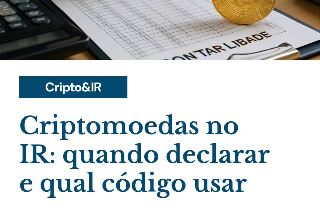 Criptomoedas No Ir Quando Declarar E Qual Código Usar - Contabilidade em Presidente Epitácio - SP | @ellenreginacontadora