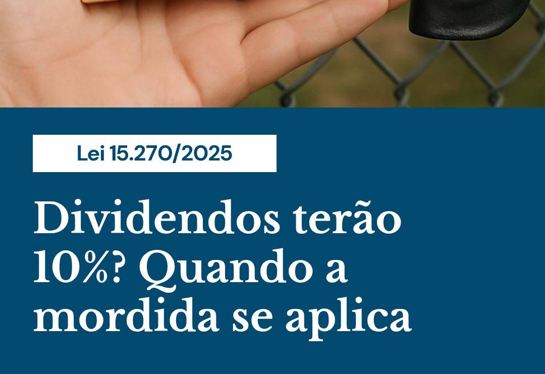 Dividendos Terão 10% Quando A Mordida Se Aplica - Contabilidade em Presidente Epitácio - SP | @ellenreginacontadora
