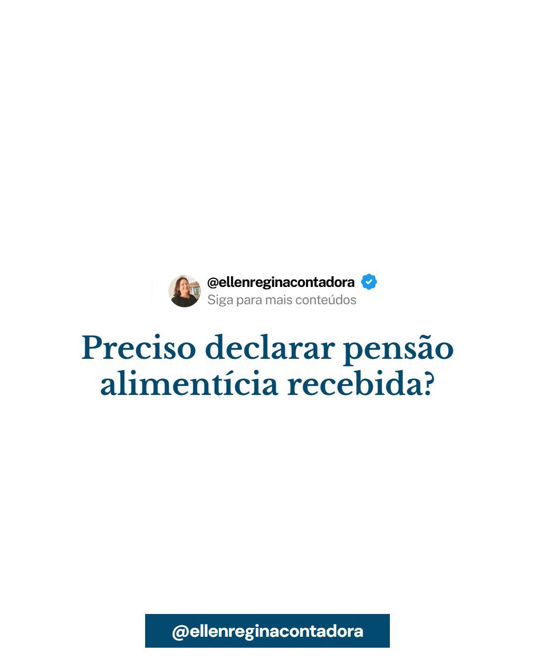 Preciso Declarar Pensão Alimentícia Recebida - Contabilidade em Presidente Epitácio - SP | @ellenreginacontadora